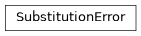 Inheritance diagram of cwl_utils.errors.SubstitutionError